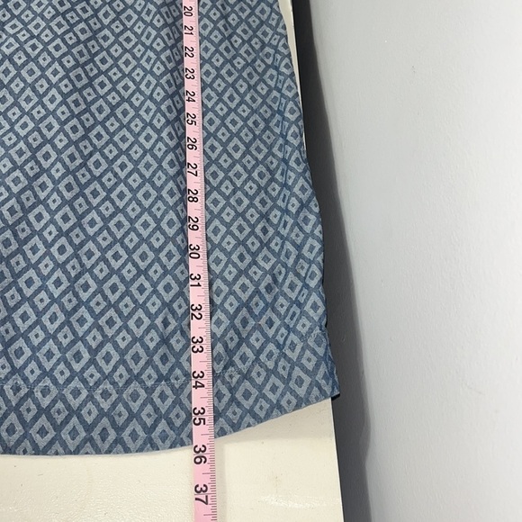 Sandwich Denim Print Dress - Picture 10 of 10